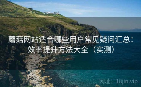 蘑菇网站适合哪些用户常见疑问汇总：效率提升方法大全（实测）