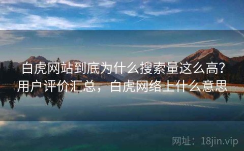 白虎网站到底为什么搜索量这么高？用户评价汇总，白虎网络上什么意思