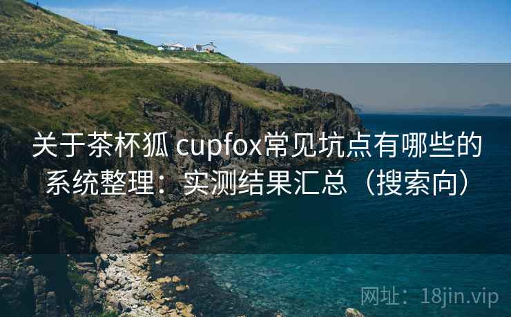 关于茶杯狐 cupfox常见坑点有哪些的系统整理：实测结果汇总（搜索向）